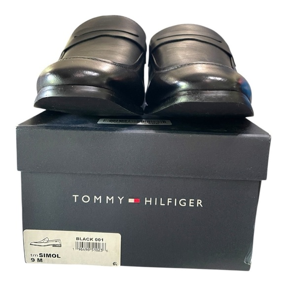 Tommy Hilfiger Simol Black Leather Loafers Men’s Size 9M main image 6